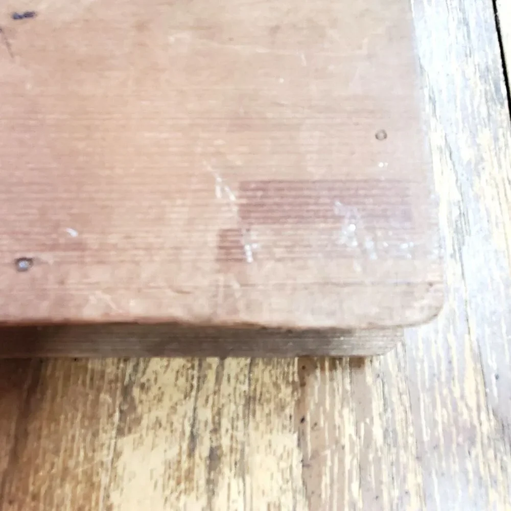 Vintage Johnston's Candies Wooden Chocolate Box Antique Advertising Decor
